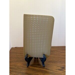 Vintage Manicure and Make-up Brush Set in Taupe/Tan Colored Wallet